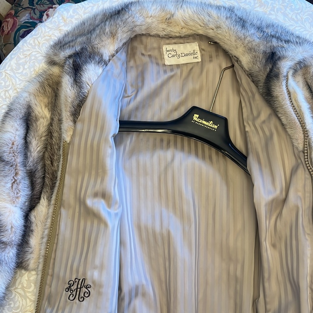 GENUINE MINK BOMBER JACKET - Picture 10 of 14